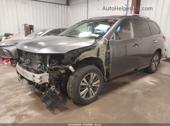 5N1DR2MM8JC637861 2018 NISSAN PATHFINDER Серый Передняя левая четверть