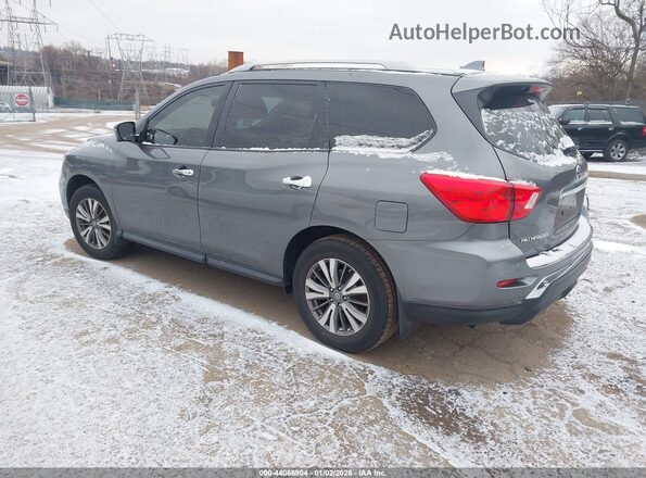 5N1DR2MMXKC589555 2019 NISSAN PATHFINDER Серый Задняя левая четверть