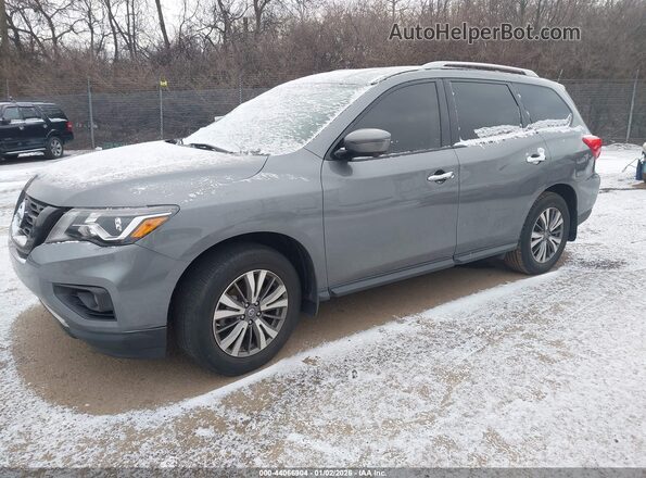 5N1DR2MMXKC589555 2019 NISSAN PATHFINDER Серый Передняя левая четверть