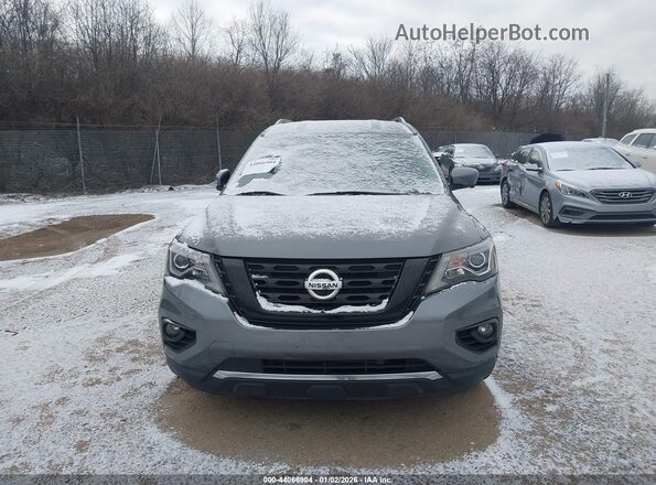 5N1DR2MMXKC589555 2019 NISSAN PATHFINDER Серый Вид задней части салона