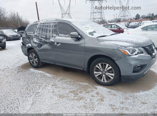 5N1DR2MMXKC589555 2019 NISSAN PATHFINDER Серый Передняя правая четверть