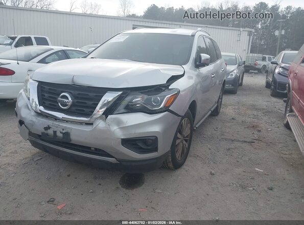5N1DR2MMXKC636177 2019 NISSAN PATHFINDER Серебряный Передняя левая четверть