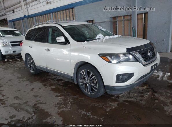 5N1DR2MN0HC649814 2017 NISSAN PATHFINDER Белый Передняя правая четверть