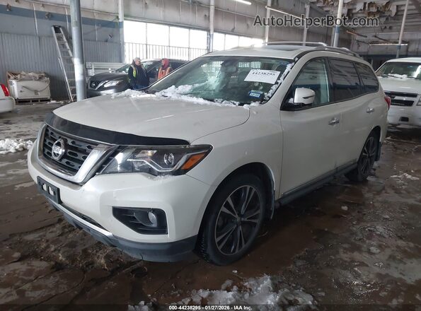 5N1DR2MN0HC649814 2017 NISSAN PATHFINDER Белый Передняя левая четверть