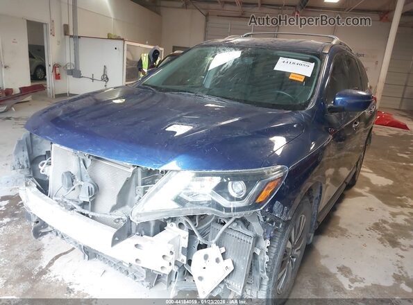 5N1DR2MN0JC614003 2018 NISSAN PATHFINDER Blue Przód lewy