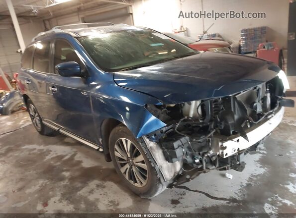 5N1DR2MN0JC614003 2018 NISSAN PATHFINDER Blue Przód prawy
