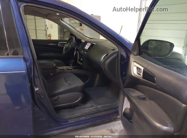 5N1DR2MN0JC614003 2018 NISSAN PATHFINDER Blue Widok wnętrza z przodu