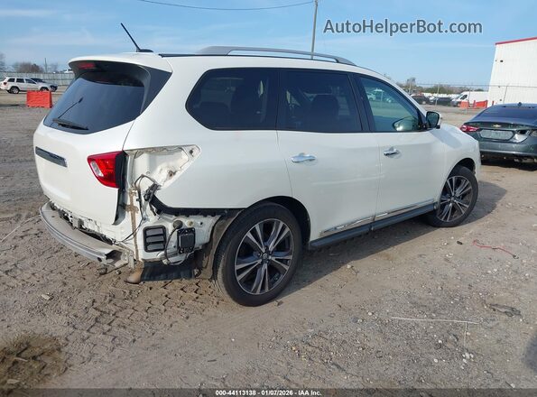5N1DR2MN1HC650213 2017 NISSAN PATHFINDER White Задня права чверть