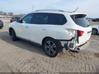 2017 Nissan Pathfinder Platinum White vin: 5N1DR2MN1HC650213