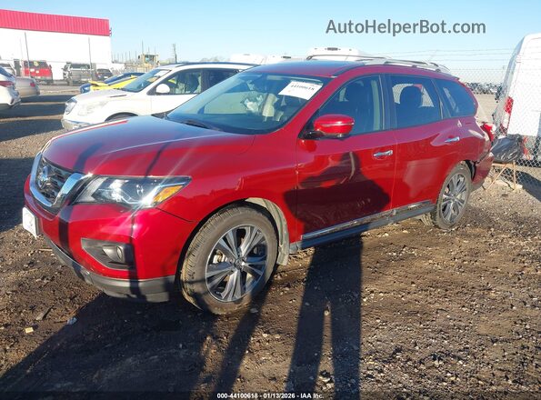 5N1DR2MN1KC638022 2019 NISSAN PATHFINDER Red Przód lewy