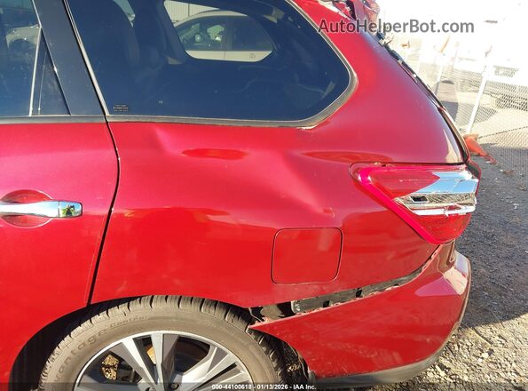 5N1DR2MN1KC638022 2019 NISSAN PATHFINDER Red 