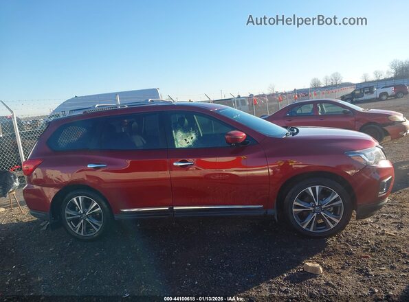 5N1DR2MN1KC638022 2019 NISSAN PATHFINDER Red Widok wnętrza 360 stopni