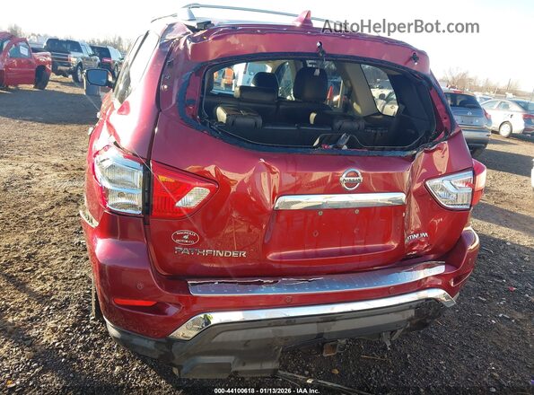 5N1DR2MN1KC638022 2019 NISSAN PATHFINDER Red 