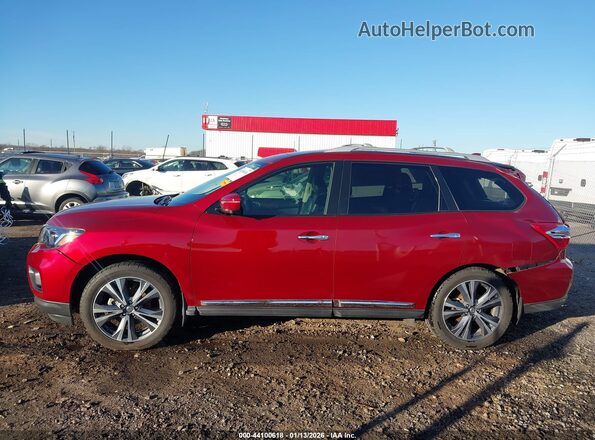 5N1DR2MN1KC638022 2019 NISSAN PATHFINDER Red 