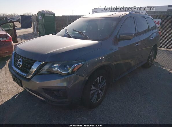 5N1DR2MN2HC674519 2017 NISSAN PATHFINDER Gray წინა მარცხენა ხედი სამი მეოთხედიდან