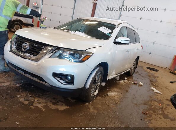 5N1DR2MN3HC690938 2017 NISSAN PATHFINDER Белый Передняя левая четверть