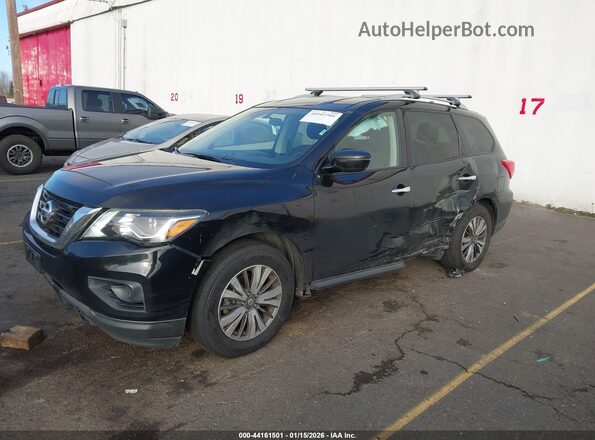 5N1DR2MN4KC635910 2019 NISSAN PATHFINDER Black Vista tres cuartos delantera izquierda