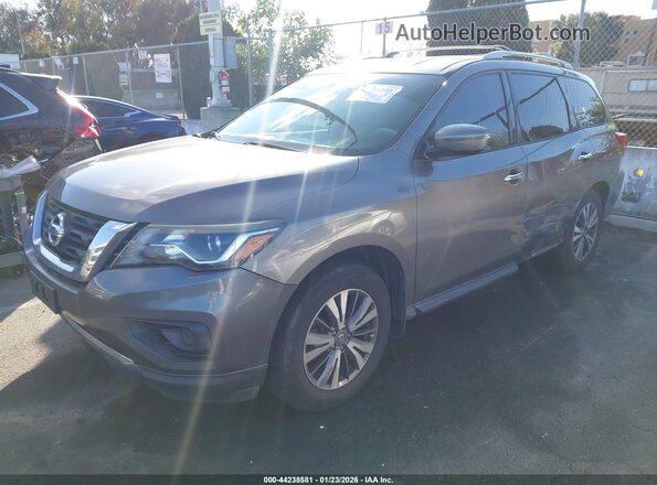 5N1DR2MN6HC665550 2017 NISSAN PATHFINDER Серый Передняя левая четверть