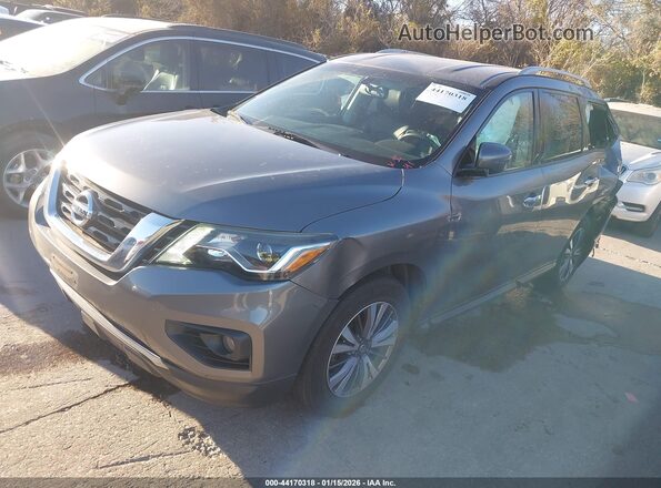 5N1DR2MN7JC605508 2018 NISSAN PATHFINDER Серый Передняя левая четверть