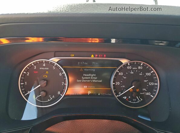 5N1DR3BC6SC213208 2025 NISSAN PATHFINDER Белый Вид щитка приборов