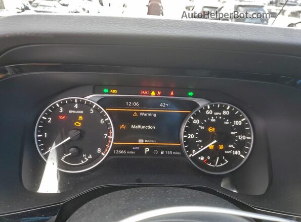 5N1DR3CC7RC315481 2024 NISSAN PATHFINDER Белый Вид щитка приборов