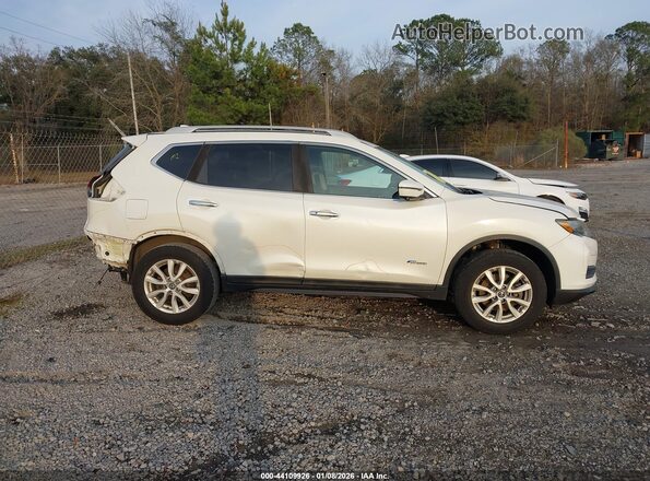 5N1ET2MV0HC787682 2017 NISSAN ROGUE HYBRID Белый Вид задней части салона