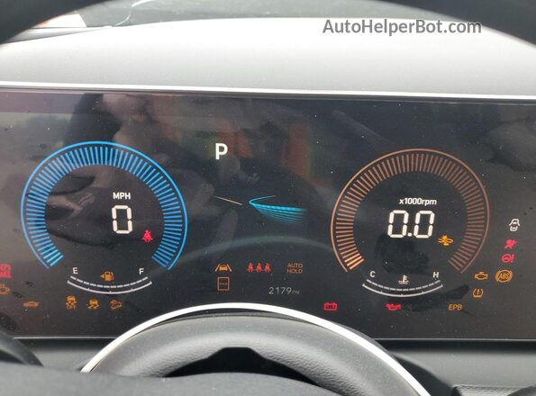5NMJBCDE7SH583045 2025 HYUNDAI TUCSON Черный Вид щитка приборов