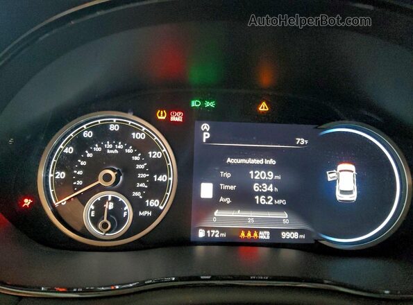 5NMMADTB7SH017979 2025 GENESIS GV70 Белый Вид щитка приборов