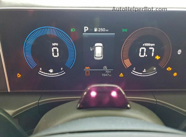 5NMP24GL3TH179087 2026 HYUNDAI SANTA Gray Vista del cuadro de instrumentos