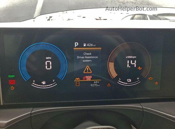 5NMP2DG15SH050202 2025 HYUNDAI SANTA Серый Вид щитка приборов