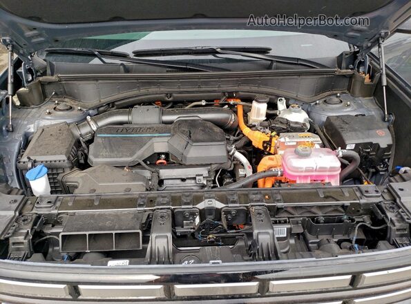 5NMP2DG15SH050202 2025 HYUNDAI SANTA Серый Вид подкапотного пространства