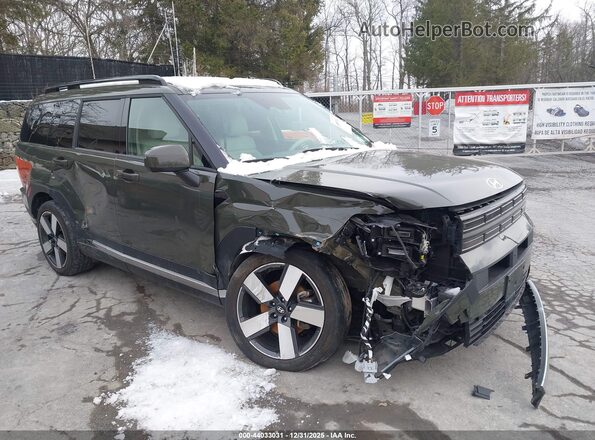 5NMP3DG13RH000552 2024 HYUNDAI SANTA FE HYBRID Green Przód prawy