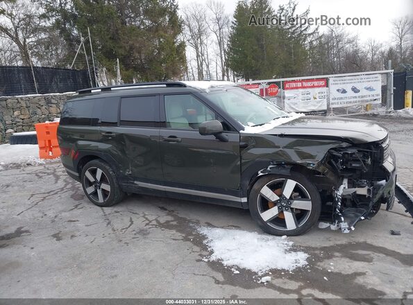 5NMP3DG13RH000552 2024 HYUNDAI SANTA FE HYBRID Green Widok wnętrza z tyłu