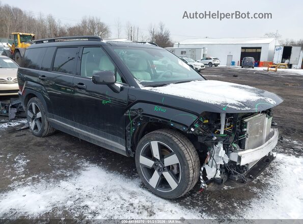 5NMP3DG18RH009778 2024 HYUNDAI SANTA FE HYBRID Черный Передняя правая четверть
