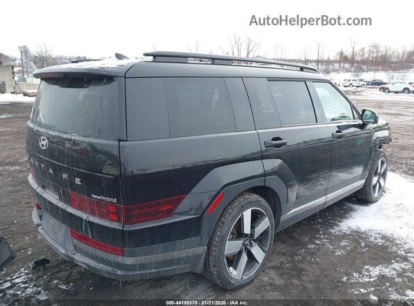5NMP3DG18RH009778 2024 HYUNDAI SANTA FE HYBRID Черный Задняя правая четверть