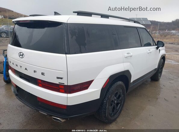 5NMP3DGL3SH081186 2025 HYUNDAI SANTA FE Белый Задняя правая четверть