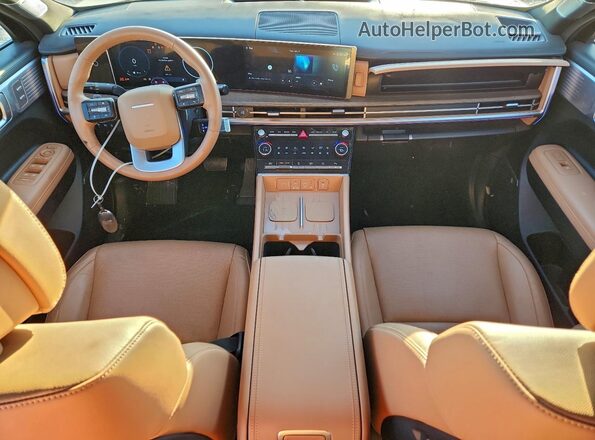 5NMP44GL3RH036126 2024 HYUNDAI SANTA Brown Dashboard view