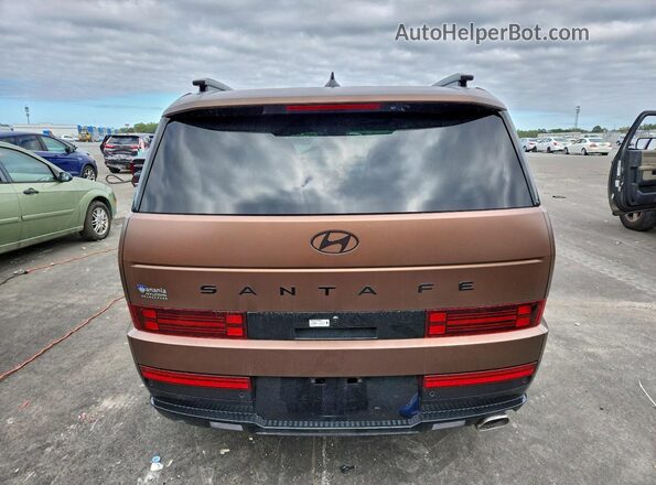 5NMP54GL7SH085817 2025 HYUNDAI SANTA FE CALLIGRAPHY Brown Вид ззаду