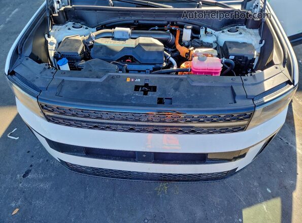 5NMP5DG11RH006019 2024 HYUNDAI SANTA FE CALLIGRAPHY White Vista del compartimento del motor