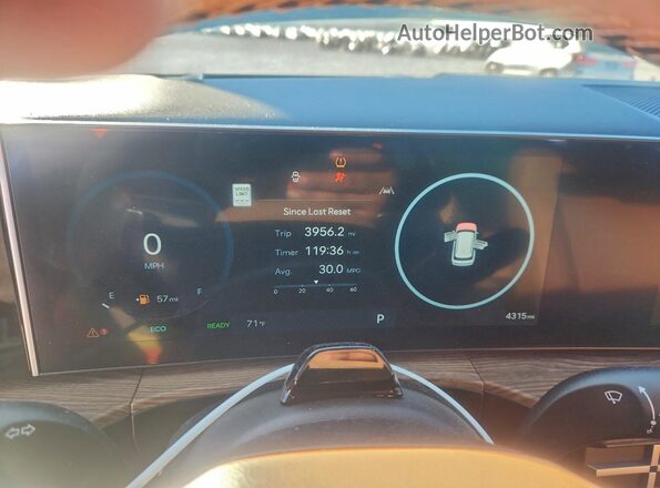 5NMP5DG15TH090711 2026 HYUNDAI SANTA FE CALLIGRAPHY Green Instrument cluster view