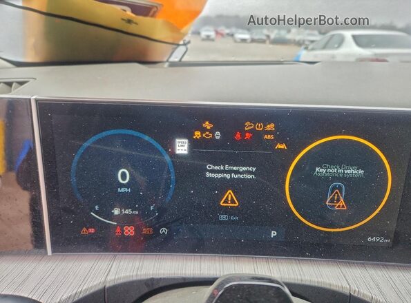 5NMP5DGL3SH112124 2025 HYUNDAI SANTA FE CALLIGRAPHY Black ხელსაწყოთა პანელის ხედი