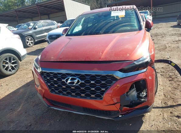 5NMS23AD9KH118833 2019 HYUNDAI SANTA FE Оранжевый Вид щитка приборов