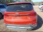 2019 Hyundai Santa Fe Se Оранжевый vin: 5NMS23AD9KH118833