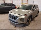2020 Hyundai Santa Fe Se Silver vin: 5NMS2CAD0LH298950