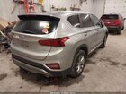 2020 Hyundai Santa Fe Se Silver vin: 5NMS2CAD0LH298950