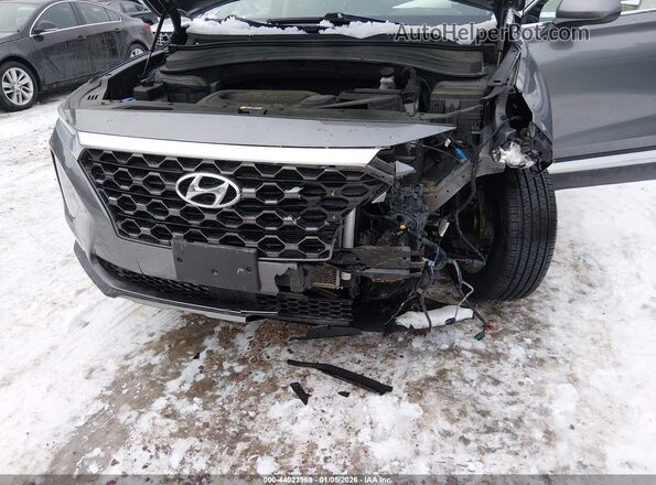 5NMS2CADXKH083896 2019 HYUNDAI SANTA FE Gray Vista frontal
