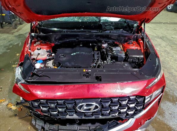 5NMS2DAJ8PH547612 2023 HYUNDAI SANTA Red Շարժիչի բաժամունքի տեսք