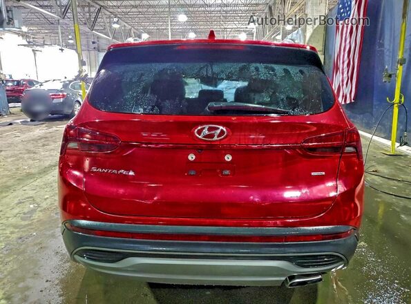 5NMS2DAJ8PH547612 2023 HYUNDAI SANTA Red Հետևի տեսք