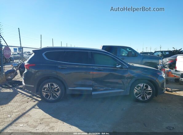 5NMS33AA3LH295205 2020 HYUNDAI SANTA FE Black Widok wnętrza z tyłu