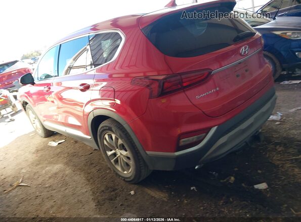 5NMS33AD7LH190936 2020 HYUNDAI SANTA FE Red უკანა მარცხენა